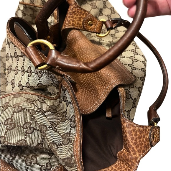 Gucci Brown and Tan Shoulder Bag - Picture 9 of 15
